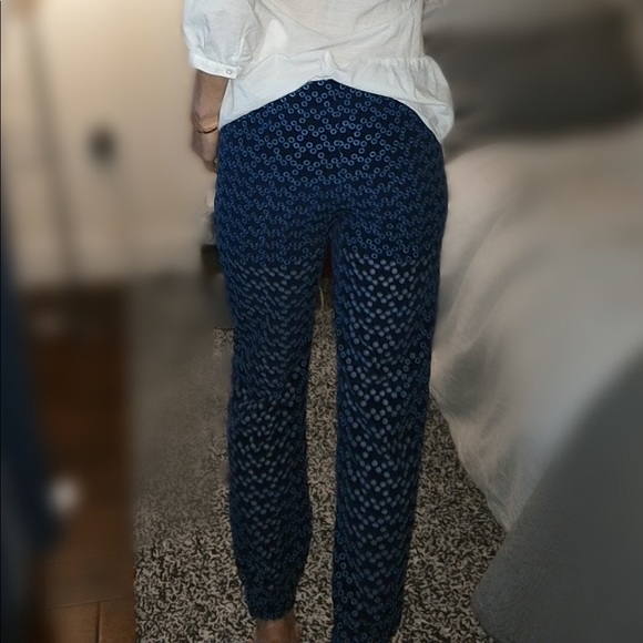 A-K-R-I-S punto embroidered eyehole pants - Picture 7 of 7